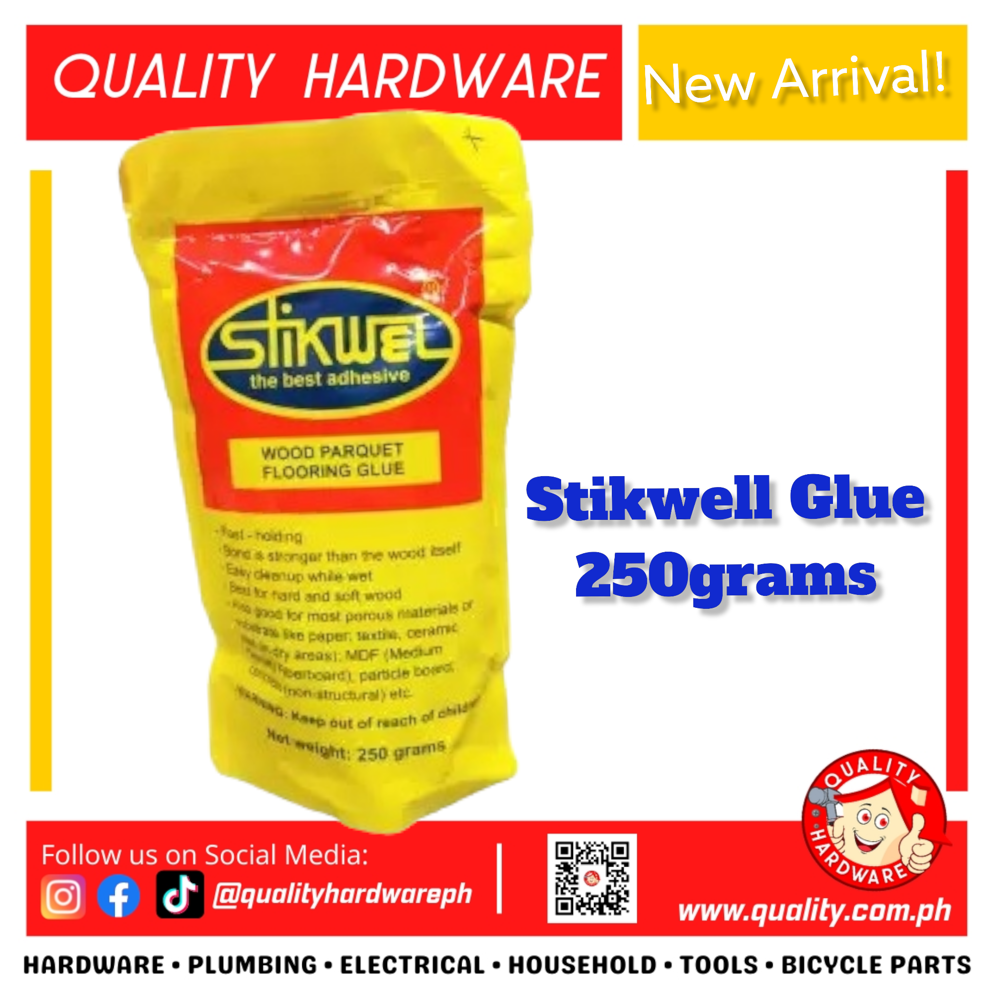 Stikwel Glue 250grams Quality Hardware