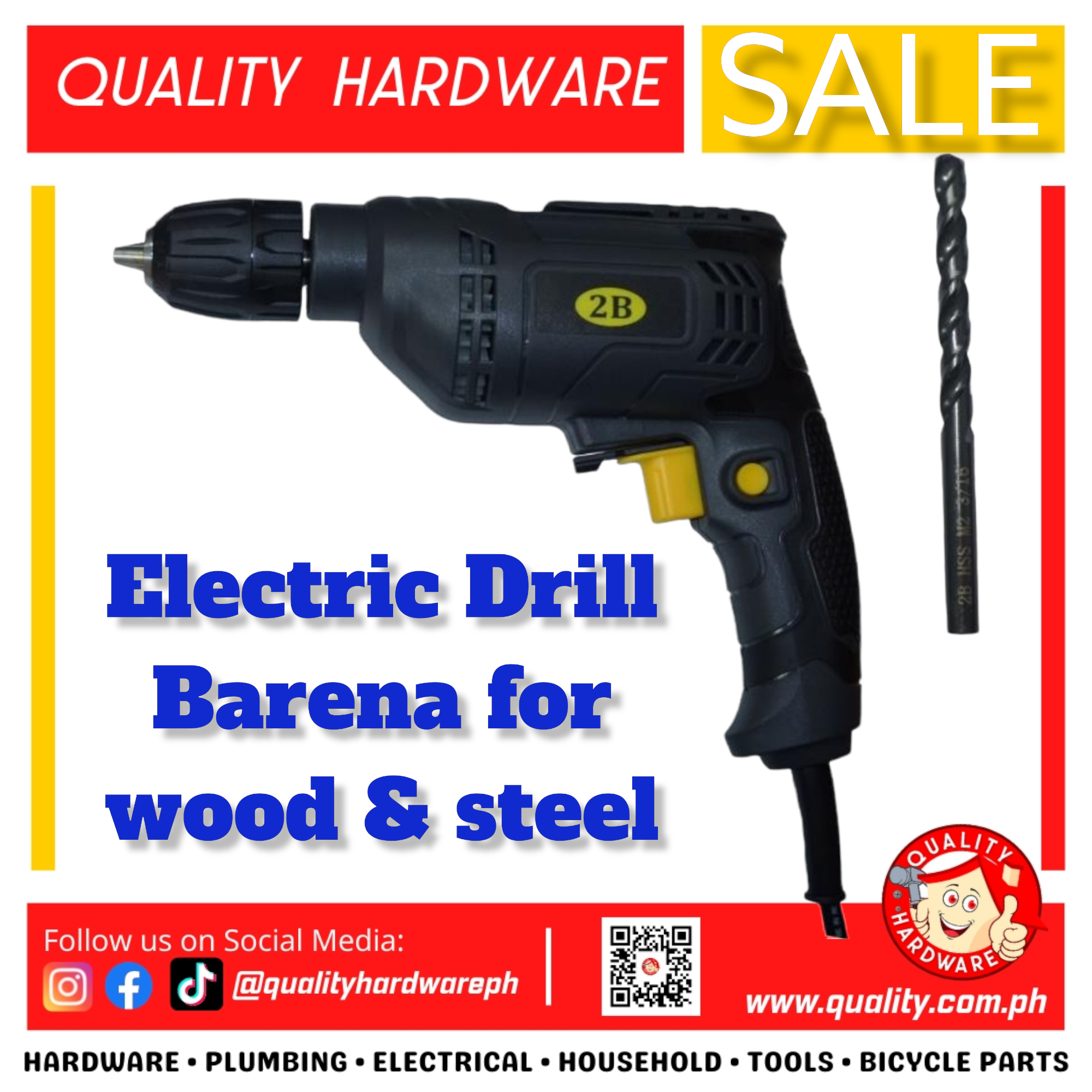 Electric Drill 2B Brand Quality Hardware electric-drill-2b-brand-quality-hardware