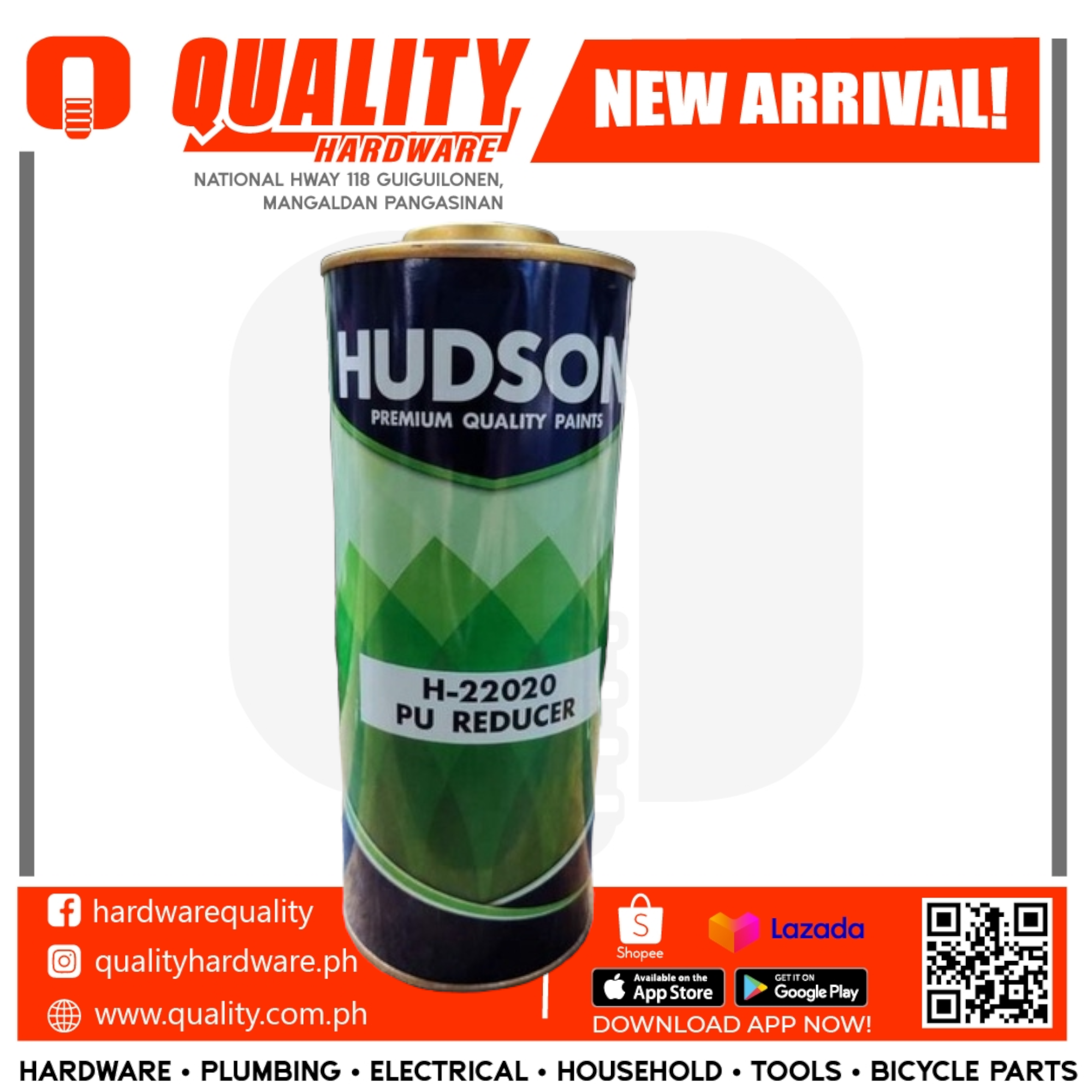 Hudson Polyurethane Reducer 1liter Quality Hardware