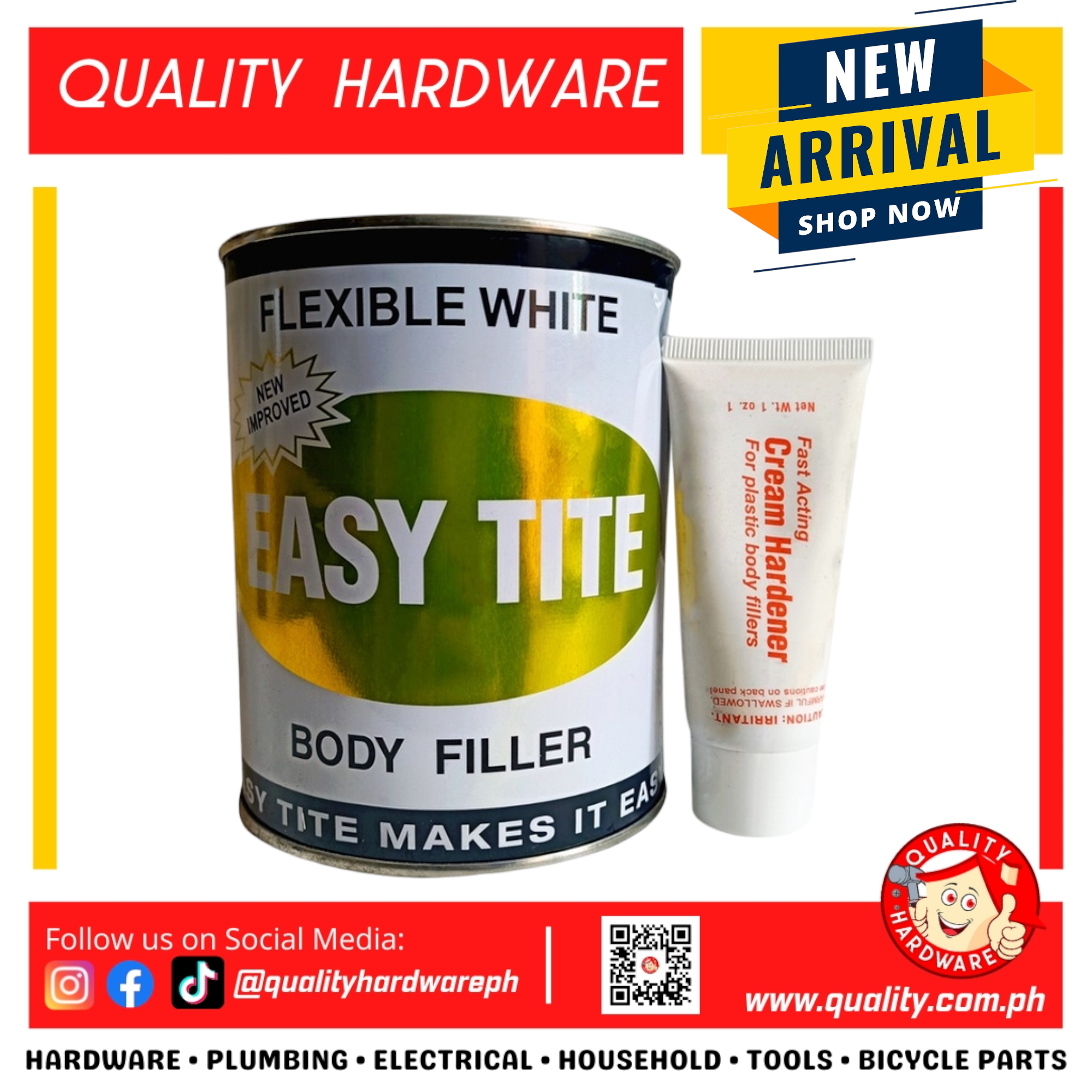 Easytite 1liter with hardener Quality Hardware