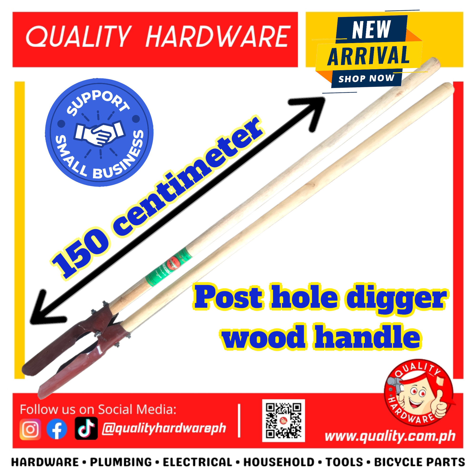 Post hole digger [Wood handle] Quality Hardware