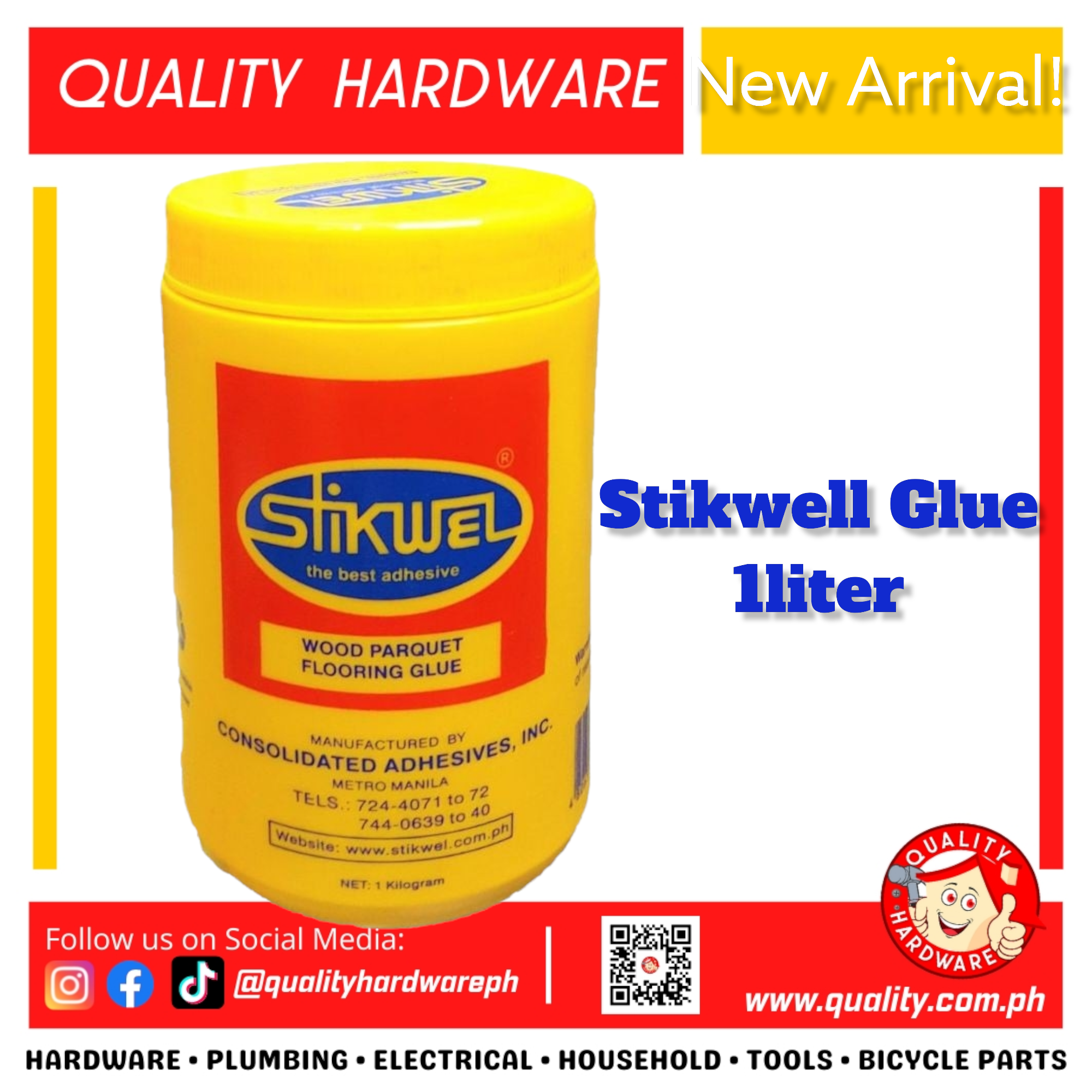 Stikwel Glue 1liter Quality Hardware stikwel-glue-1liter-quality-hardware